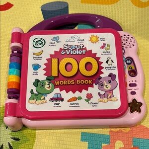 LeapFrog Scout & Violet 100 Words Book - Pink